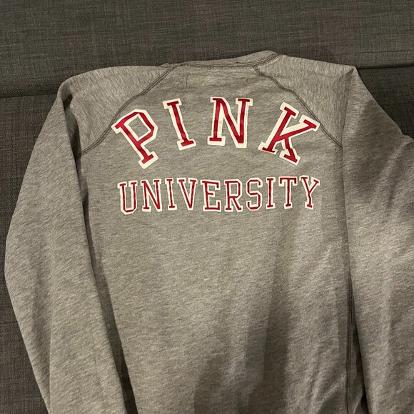 PINK Sweaters - Pink University College Style crew neck Sweatshirt - size s